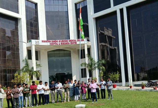Gandhi Jayanti observed at the college campus