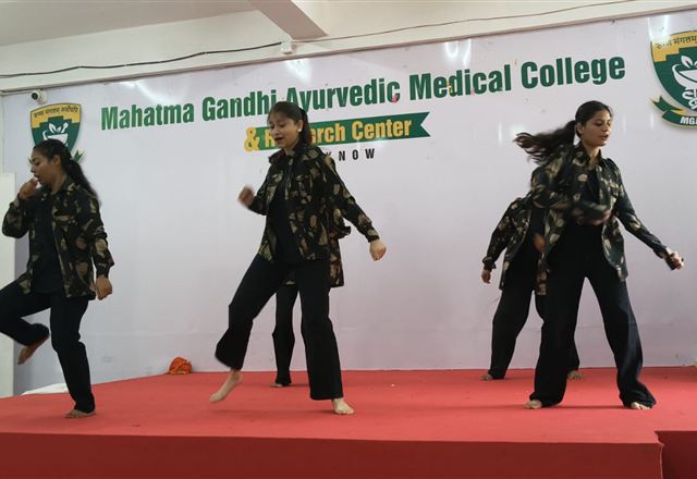 Dance performance by students