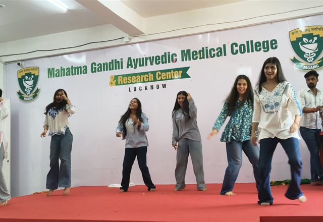 Dance performance by students